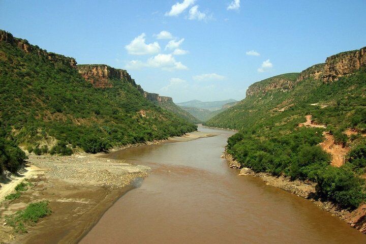 Blue Nile Gorge and river landscape